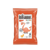 Chrupki kukurydziane bezglutenowe z ketchupem 4 x 15g BIOSAURUS BIO