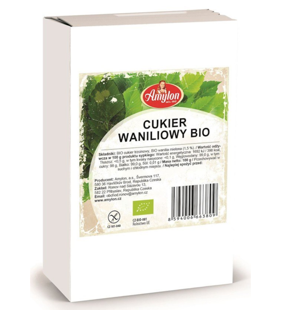 Cukier waniliowy 100g AMYLON BIO