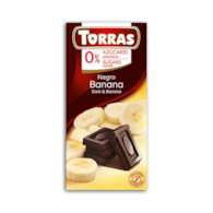 Czekolada gorzka z bananami bez cukru 75g TORRAS