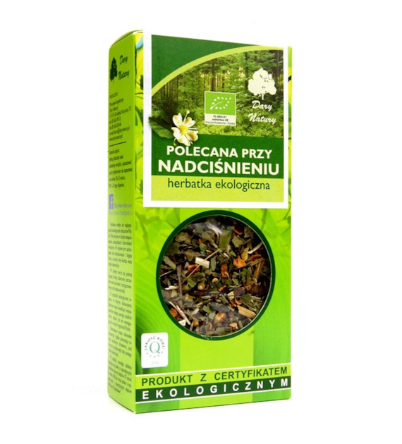 Herbatka Ciśnienie krwi 50g DARY NATURY BIO - suplement diety - najlepiej spożyć przed: 03.06.2028
