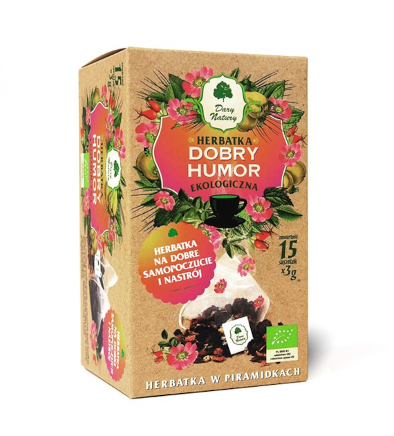 Herbatka Dobry Humor ekspres piramidki 15szt. DARY NATURY BIO
