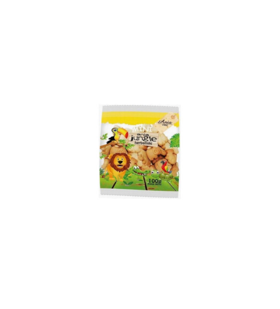 Herbatniki pszenne Mini Jungle 100g ANIA