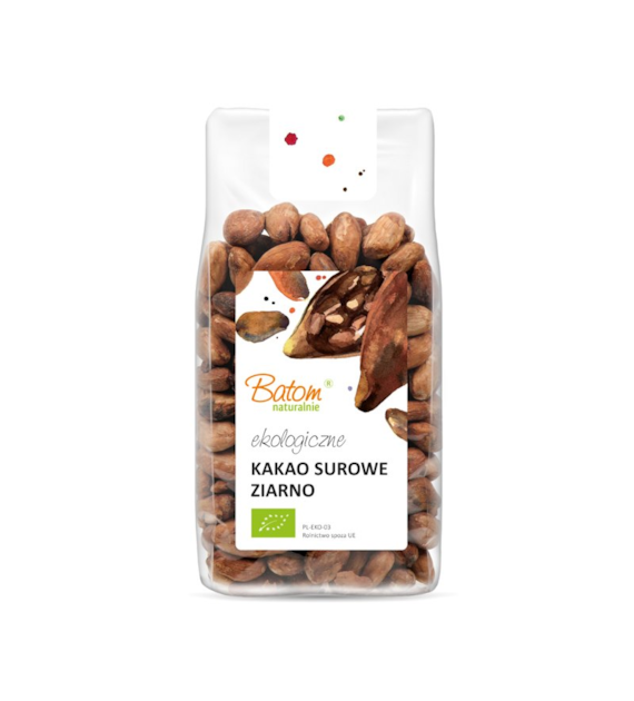 Kakao surowe ziarno 300 g BATOM BIO