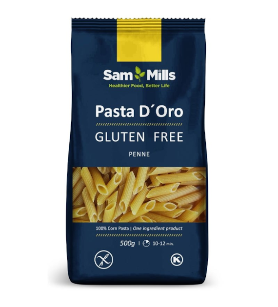 Makaron kukurydziany rurki bezglutenowy 500g SAM MILLS