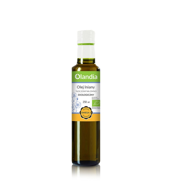 Olej lniany 250ml OLANDIA BIO