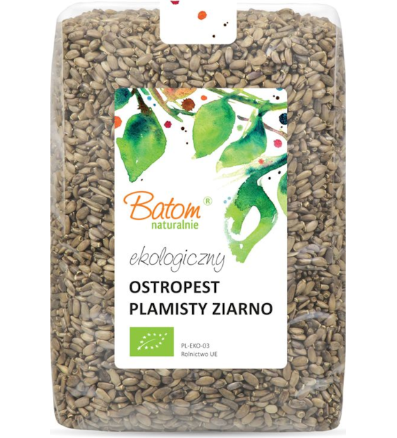 Ostropest plamisty ziarno 1kg BATOM BIO - suplement diety