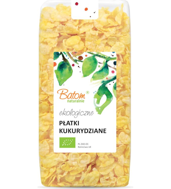 Płatki kukurydziane bez cukru 250g BATOM BIO