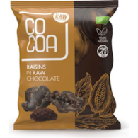 Rodzynki w surowej czekoladzie RAW 70g COCOA BIO