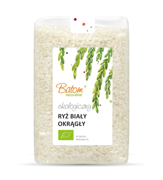 Ryż biały okrągły 1kg BATOM BIO