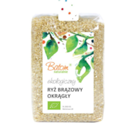 Ryż brązowy okrągły 500g BATOM BIO