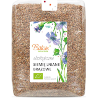 Siemię lniane brązowe 1kg BATOM BIO