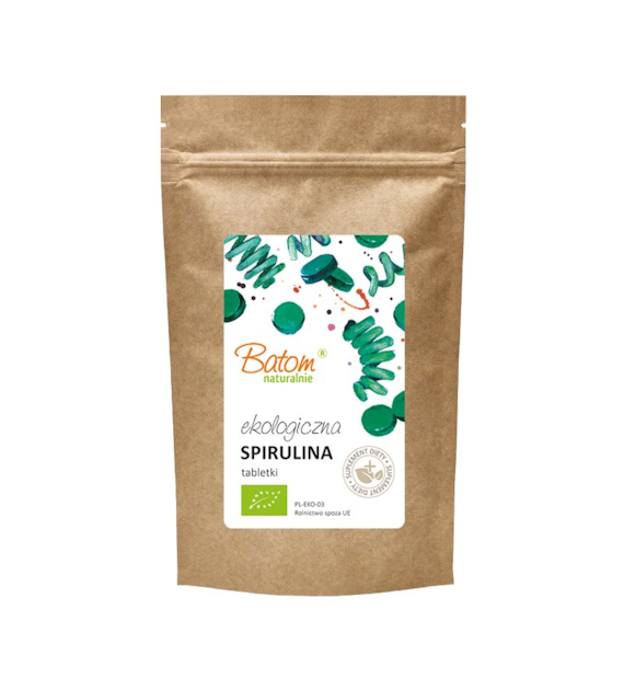 Spirulina 400mg tabletki 625szt. BATOM BIO - suplement diety