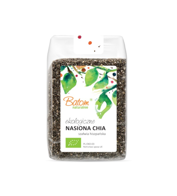 Szałwia hiszpańska Chia nasiona 200g BATOM BIO