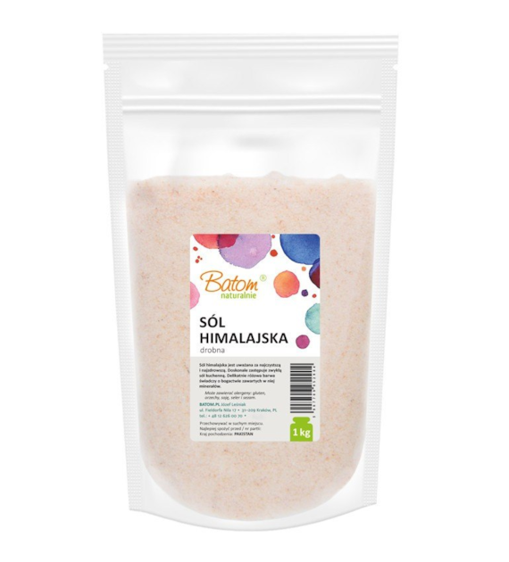 Sól himalajska drobna 1kg BATOM