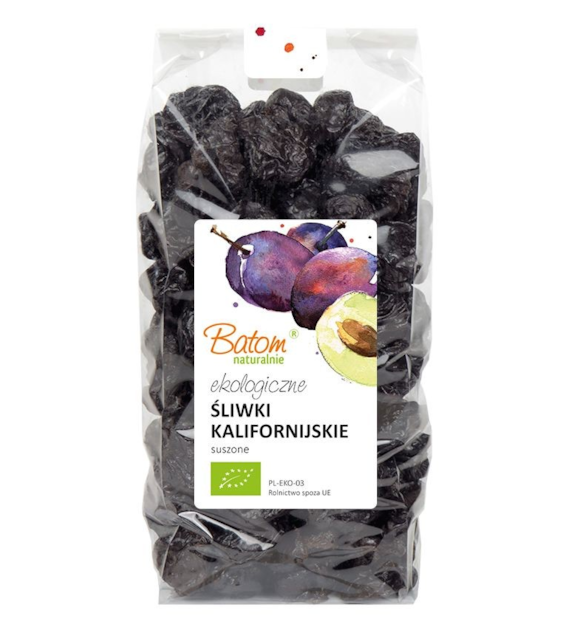 Śliwki kalifornijskie suszone bez pestek 1kg BATOM BIO