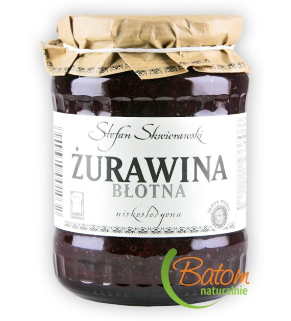 Żurawina błotna niskosłodzona 720g SKWIERAWSKI