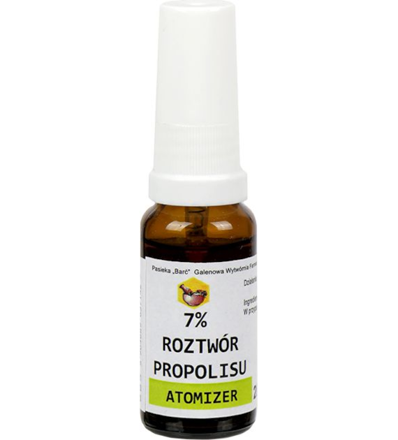 Propolis roztwór 7% atomizer 20g BARĆ