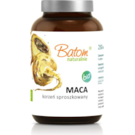 Maca korzeń sproszkowany tabletki 500mg 250szt. BATOM BIO - suplement diety
