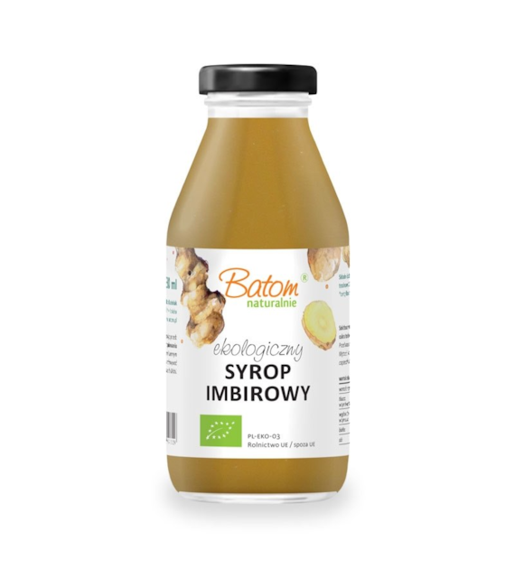 Syrop z imbiru 330ml BATOM BIO