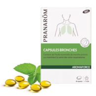 Aromaforce mieszanka olejków Oskrzela kapsułki 30szt. PRANARÔM BIO - suplement diety