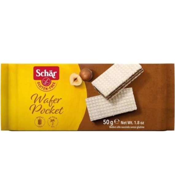 Wafelki orzechowe bezglutenowe 50g SCHAR
