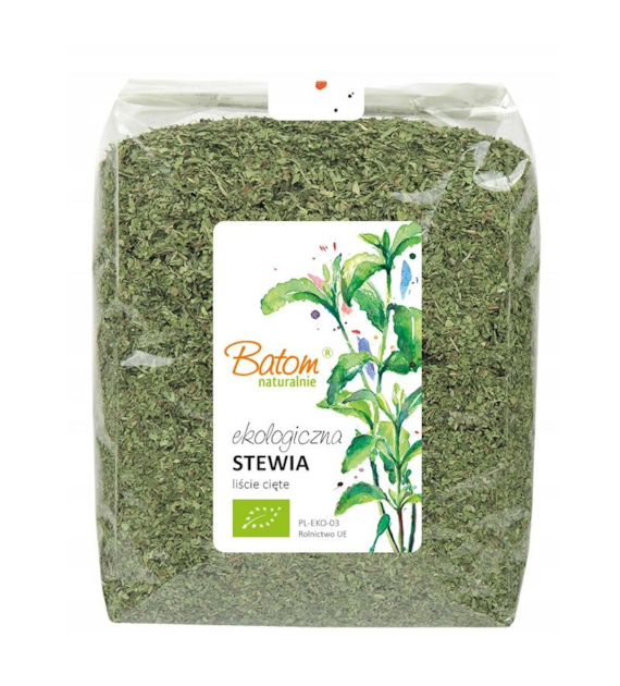 Stewia liście suszone cięte 500g BATOM BIO