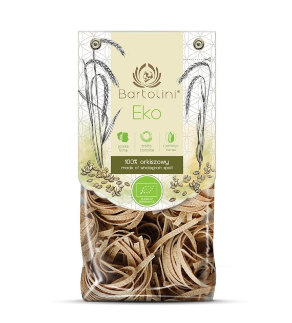 Makaron orkiszowy razowy gniazda 250g BARTOLINI BIO