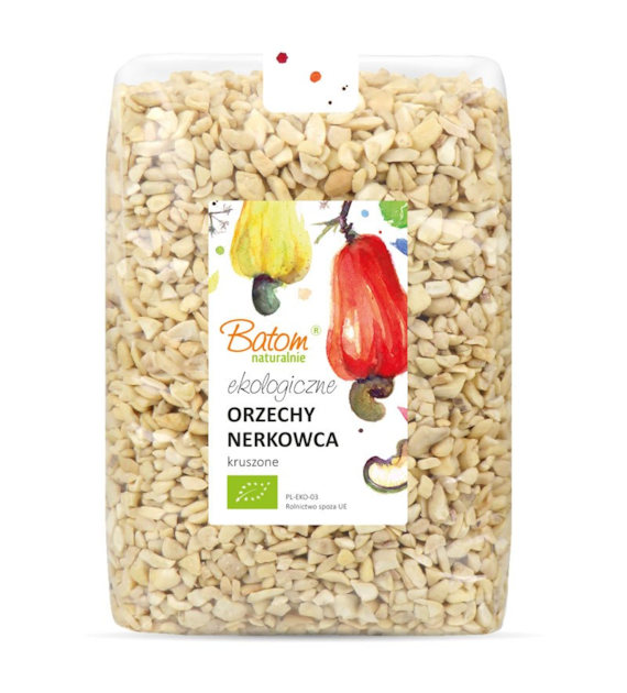 Orzechy nerkowca kruszone 1kg BATOM BIO