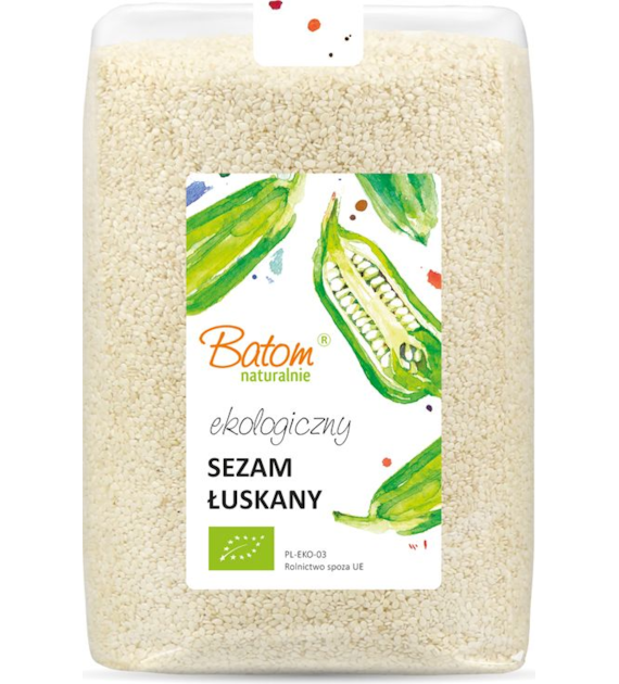 Sezam łuskany 1kg BATOM BIO