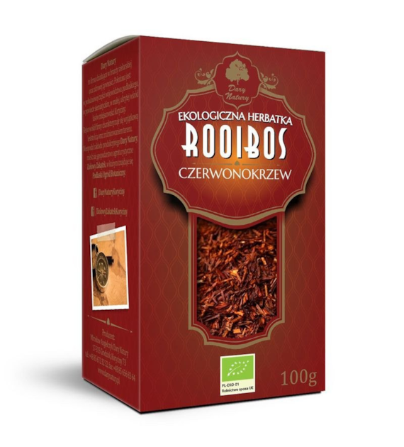 Herbata rooibos liściasta 100g DARY NATURY BIO