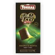 Czekolada gorzka z miętą bez cukru 100g TORRAS ZERO