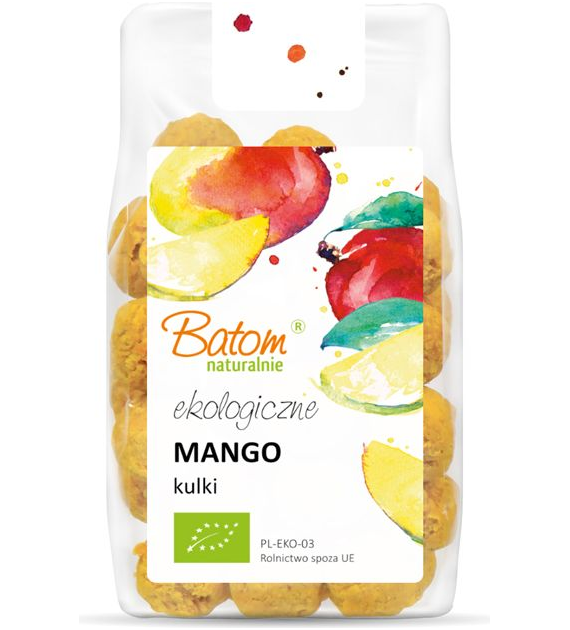 Mango suszone kulki 100g BATOM BIO