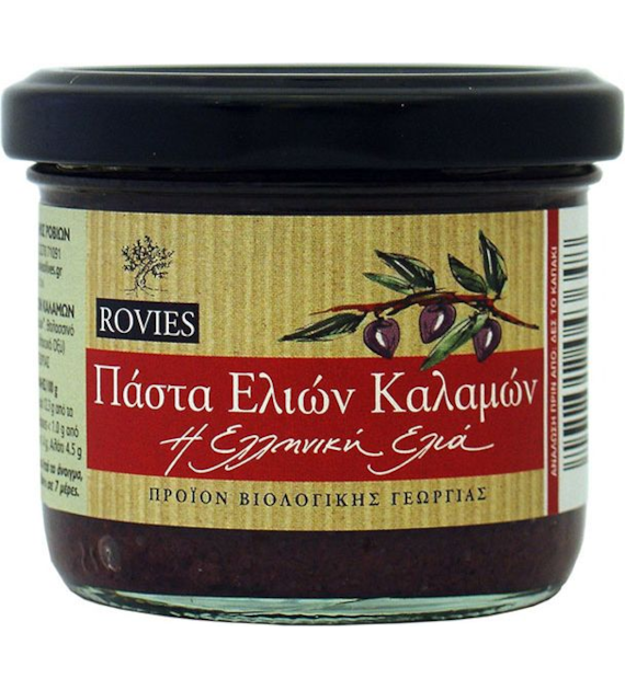 Pasta z oliwek Kalamon 180g ROVIES BIO