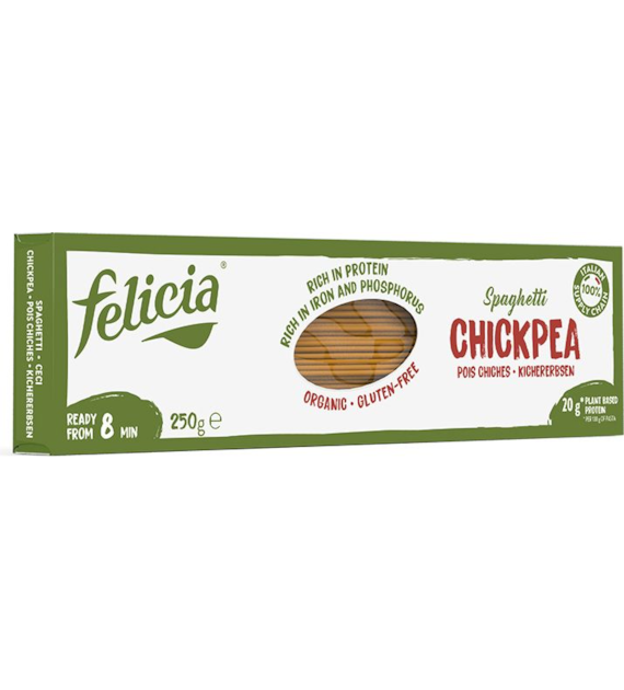 Makaron z ciecierzycy spaghetti bezglutenowy 250g FELICIA BIO