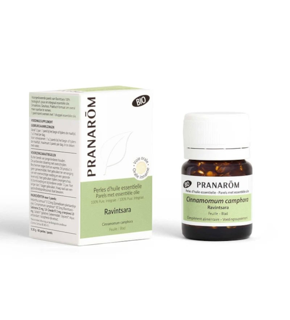 Kapsułki Ravintsara / Cinnamomum camphora kapsułki 60szt. PRANARÔM BIO suplement diety
