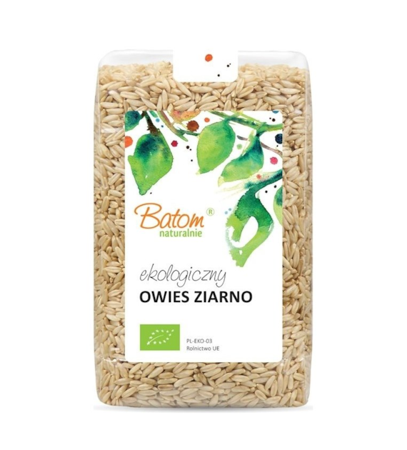 Owies ziarno 1kg BATOM BIO