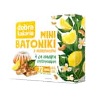 Mini batoniki z nerkowców à la babka cytrynowa bez cukru 102g DOBRA KALORIA