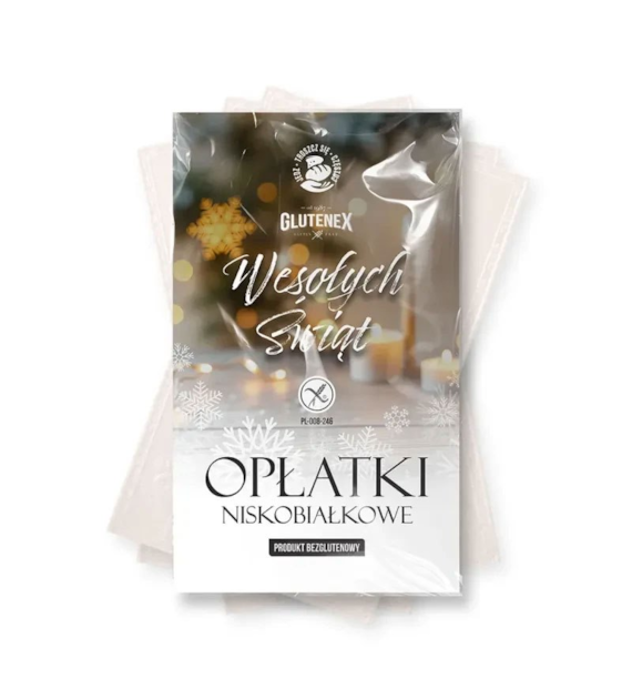 Opłatki wigilijne bezglutenowe 7g GLUTENEX