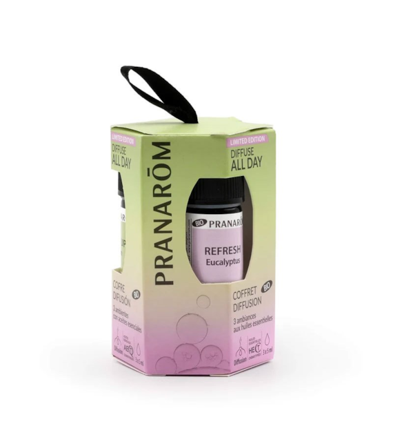 Zestaw Diffuse all day olejków do dyfuzora 3 x 5ml PRANARÔM EKO