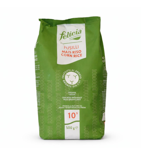 Makaron kukurydziano ryżowy fusilli świderki bezglutenowy 500g FELICIA