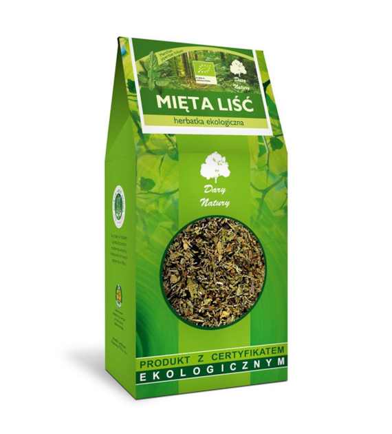 Herbatka Mięta liść 100g DARY NATURY BIO