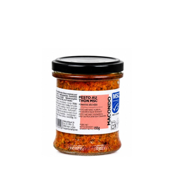 Pesto z tuńczykiem i suszonymi pomidorami 155 g  MACONDO