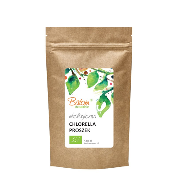 Chlorella proszek 100g BATOM BIO