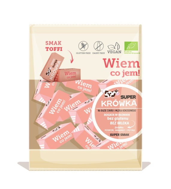 Cukierki Krówki bezmleczne toffi 150g ME GUSTO BIO
