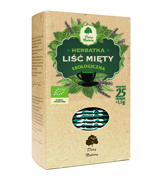 Herbatka Mięta Liść ekspres 25T DARY NATURY BIO