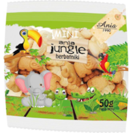 Herbatniki pszenne Mini Jungle 50g ANIA