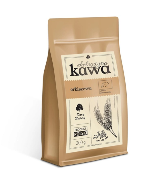 Kawa orkiszowa mielona 200g DARY NATURY BIO