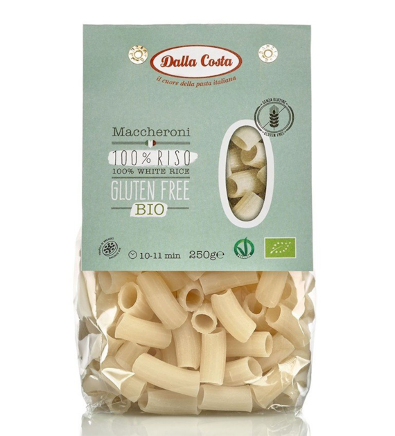 Makaron ryżowy rurka maccheroni bezglutenowy 250g DALLA COSTA BIO