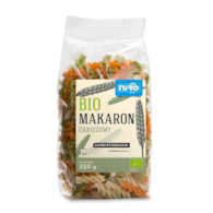 Makaron orkiszowy świderki kolorowe 250g NIRO BIO