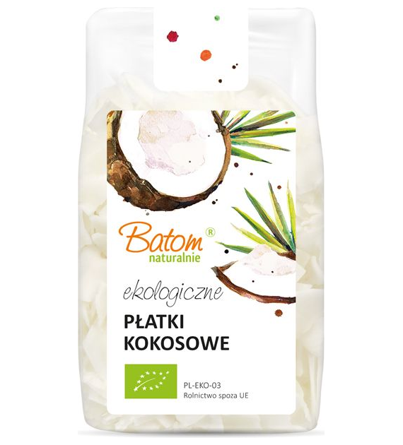 Płatki kokosowe 75g BATOM BIO